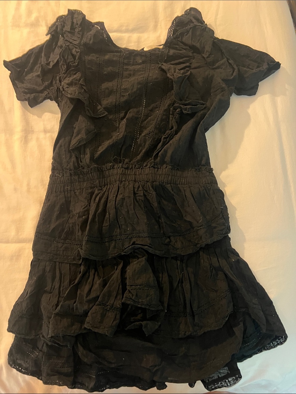 Natasha loveshackfancy mini ruffle dress